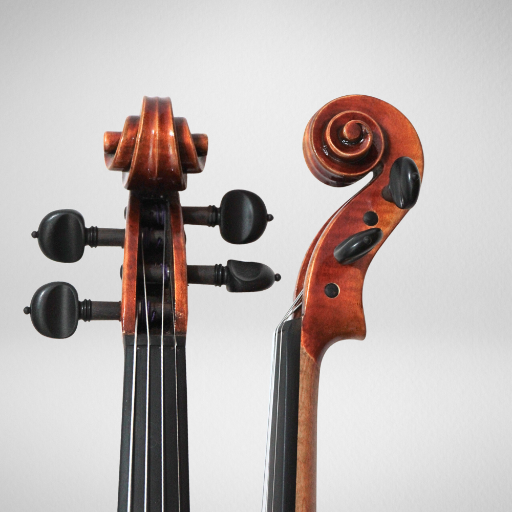 site (3) Violino Joseph Mendelssohn 2025 4/4 Série Bronze n. 2 Modelo Guarneri - Imagem 3