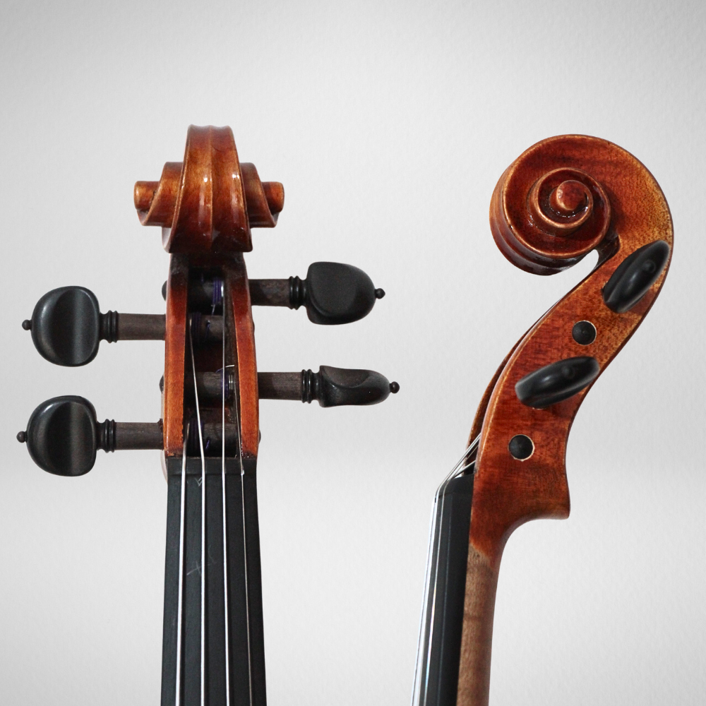 site (5) Violino Joseph Mendelssohn 2025 4/4 Série Bronze n. 3 Modelo Stradivari - Imagem 3