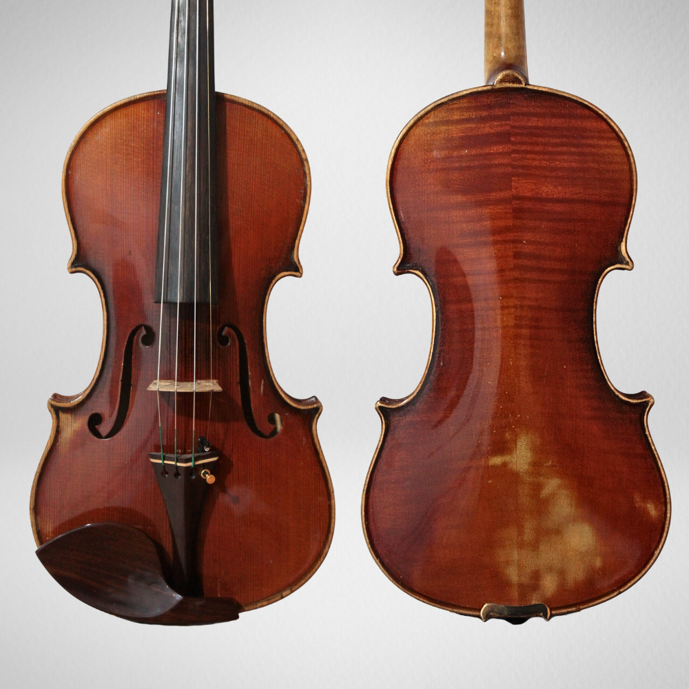 1 Violino Alemão D. Materne 1955 - Neckartailfingen n. 48 - Imagem 1